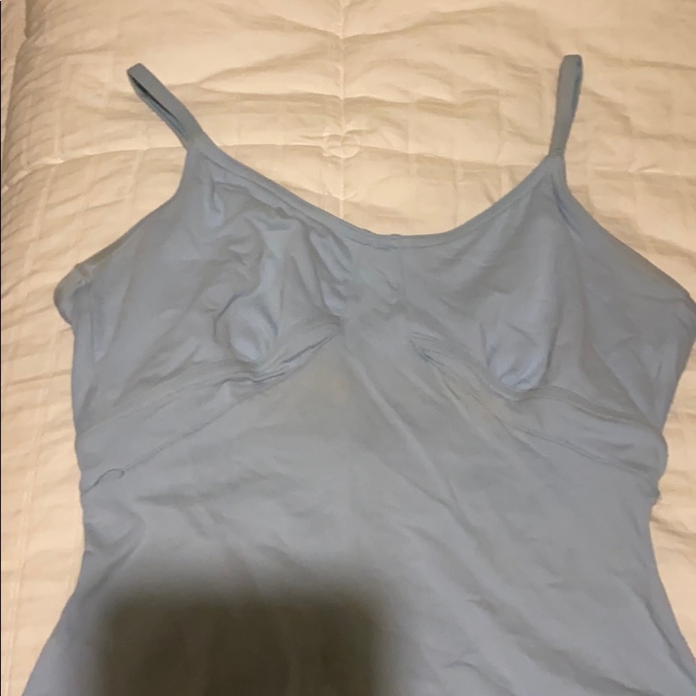 Capezio Light blue Leotard spaghetti straps